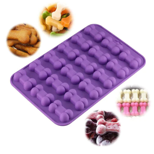 Silicone Puppy Paw &amp; Dog Bone Cake Molds – Bake with Love for Your Furry Friends