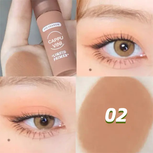 6 Colors Matte Nude Liquid Eyeshadow & Cream Blush – Dual-Purpose, Long-Lasting, Lightweight