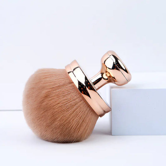 Mushroom Head Loose Powder Blush Brush – Ultra-Soft Fiber for Seamless Application