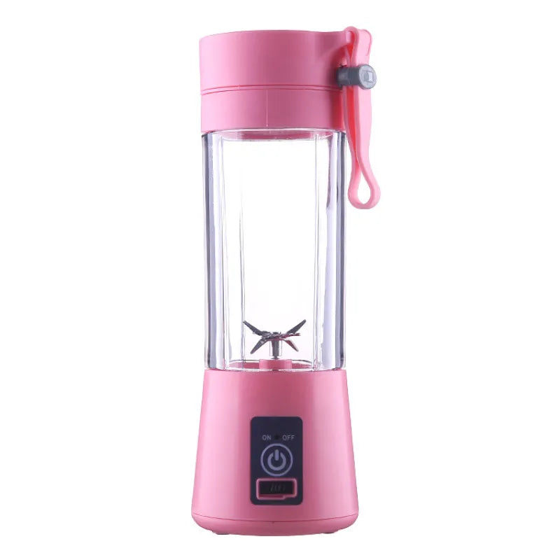 4-Leaf Cutter Head Glass Bottle Fruit Mixer – Blend, Chop & Mix with Ease