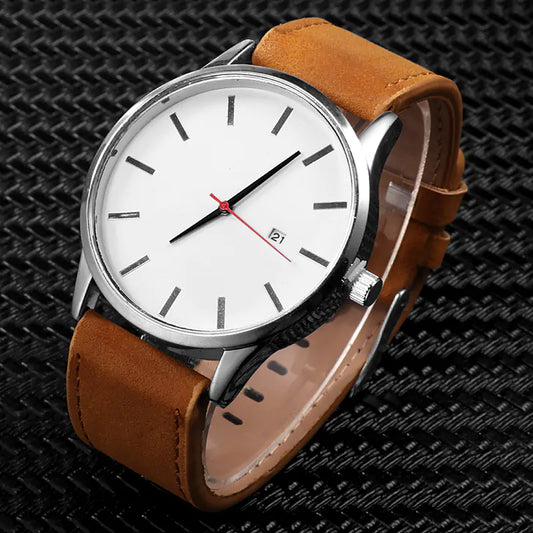The Leather Quartz Watch: Timeless Elegance Meets Everyday Functionality