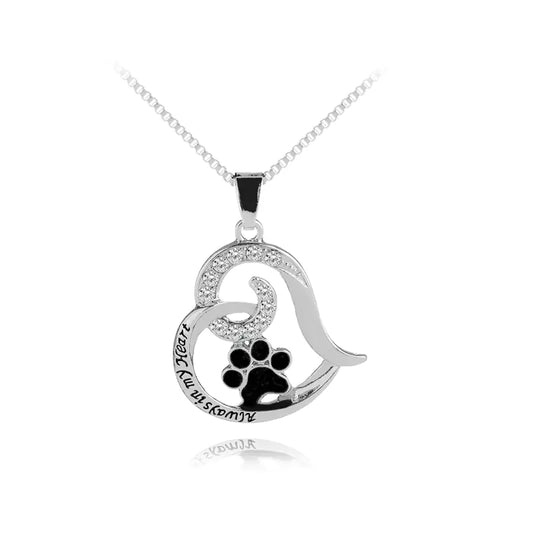 Always in My Heart Pet Paw Necklace – A Symbol of Everlasting Love