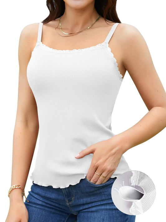 Women's Camisole with Built-in Bra