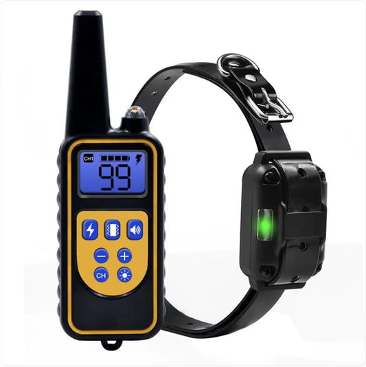 Remote Control Dog Training Collar – Multi-Dog Setup with Shock, Vibrate & Sound Modes (Various Colors)