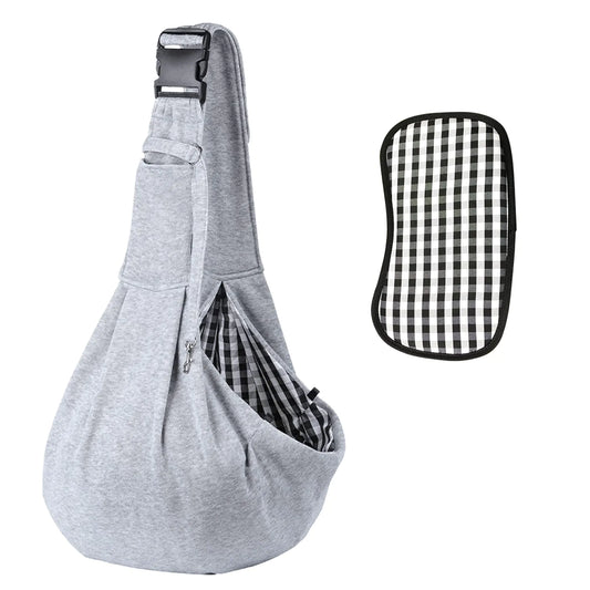Pet Sling Carrier – Hands-Free Travel Bag for Small Dogs & Cats