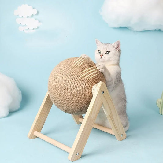 Interactive Cat Scratching Ball – Modern Design for Play, Exercise & Furniture Protection