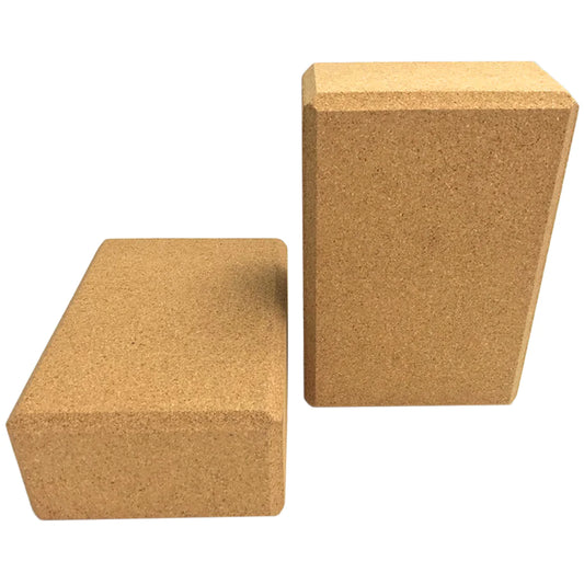 Eco-Friendly Cork Yoga Block – Oversized Non-Slip Support Brick for Stretching & Balance