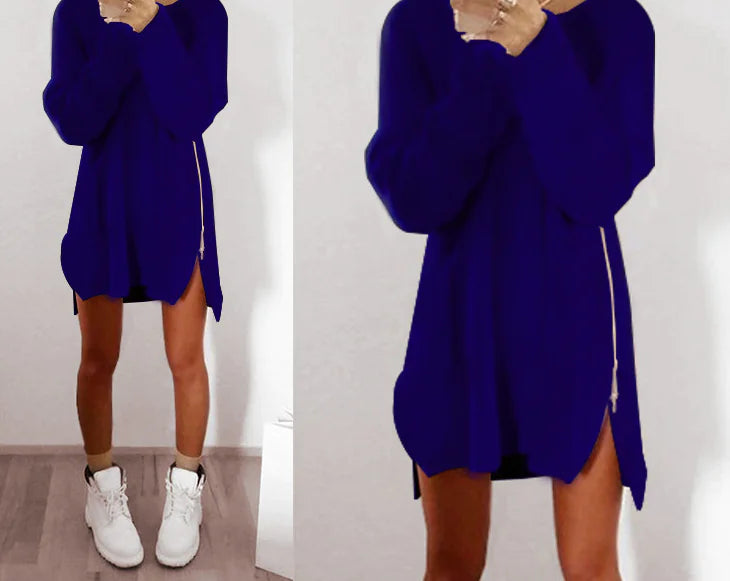 Casual Loose Zip Sweater – Relaxed Fit, Easy Layering, and Versatile Everyday Style (S–5XL)