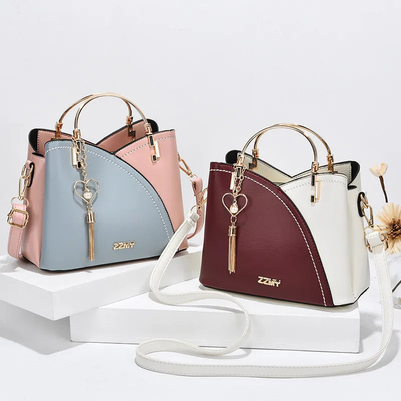 Street Chic Medium PU Leather Handbag – Stylish Everyday Essential