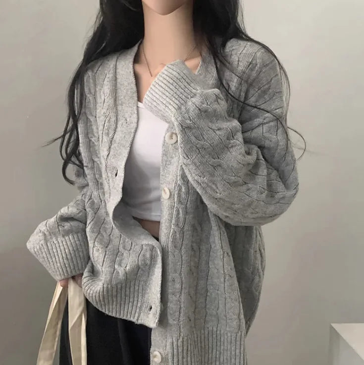 Women’s Spandex Cardigan Sweater – Flexible Fit, Open-Front Design, and Sophisticated Style (Free Size)