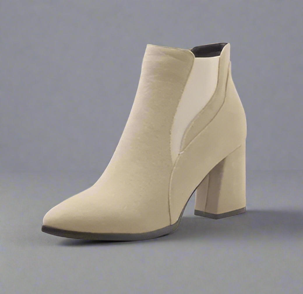 Chic and Versatile Korean Faux Suede Ankle Boots