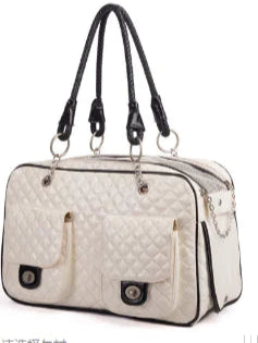 Travel Bag – Stylish PU Carrier for Small Dogs and Cats