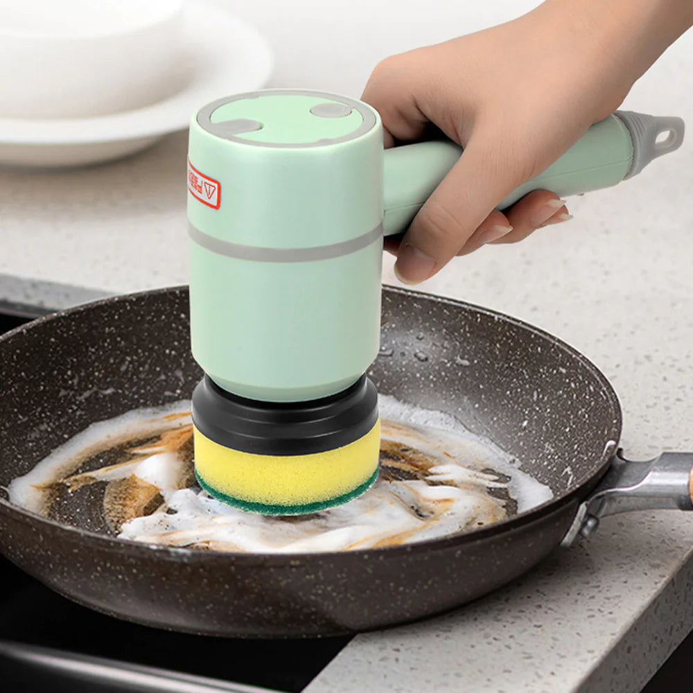 Multifunctional Electric Cleaning Brush – Rechargeable Scrubber with Multiple Brush Heads (Cordless & Powerful)