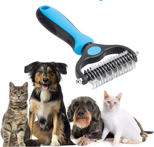 2-Sided Undercoat Brush For Dogs & Cats