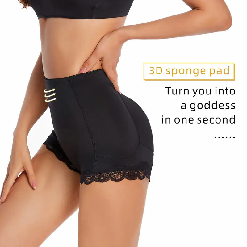 Large Size Tummy Control Buttocks Enlargement Pants – Hip Lift & Body Shaping (S–6XL, Black & Skin Colors)