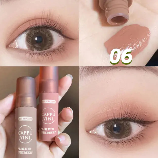 6 Colors Matte Nude Liquid Eyeshadow & Cream Blush – Dual-Purpose, Long-Lasting, Lightweight