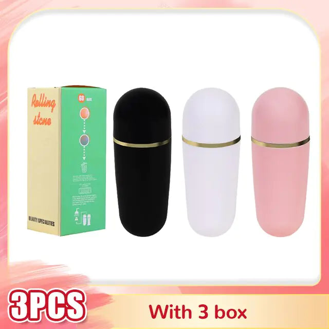 Volcanic Face Oil Absorption Roller – Natural Matte Finish, Anytime, Anywhere