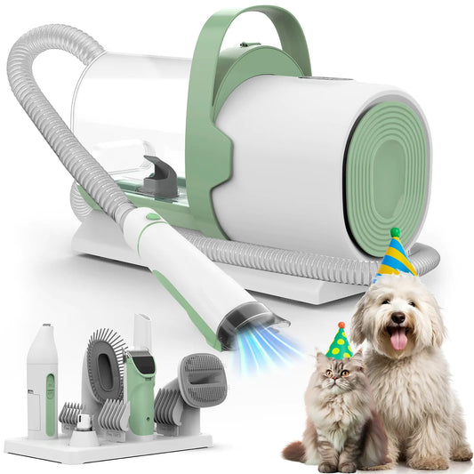PG50 Plus Pet Grooming Vacuum Kit (All-in-One Professional Grooming for Dogs & Cats – 7 Tools + Powerful Suction)