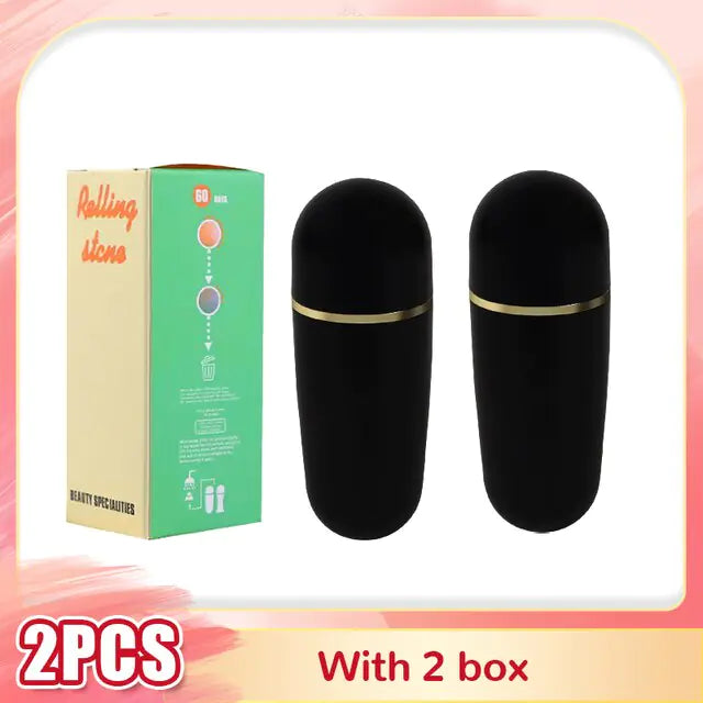 Volcanic Face Oil Absorption Roller – Natural Matte Finish, Anytime, Anywhere