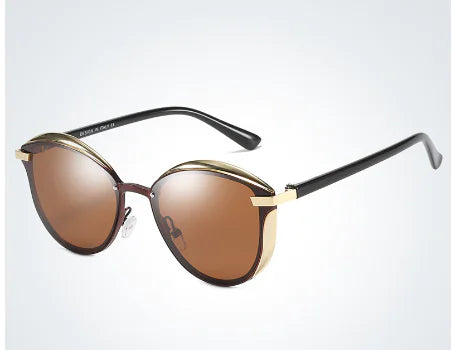 HD Polarized Round Sunglasses – Lightweight Unisex Frame with UV400 Protection