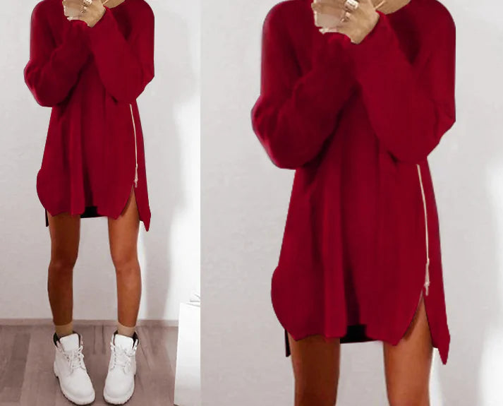 Casual Loose Zip Sweater – Relaxed Fit, Easy Layering, and Versatile Everyday Style (S–5XL)