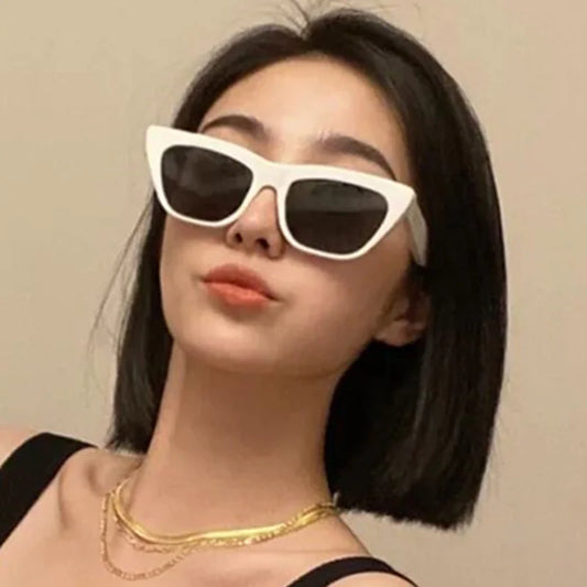 Vintage Cat Eye Square Sunglasses – Retro Chic Eyewear for a Timeless Look