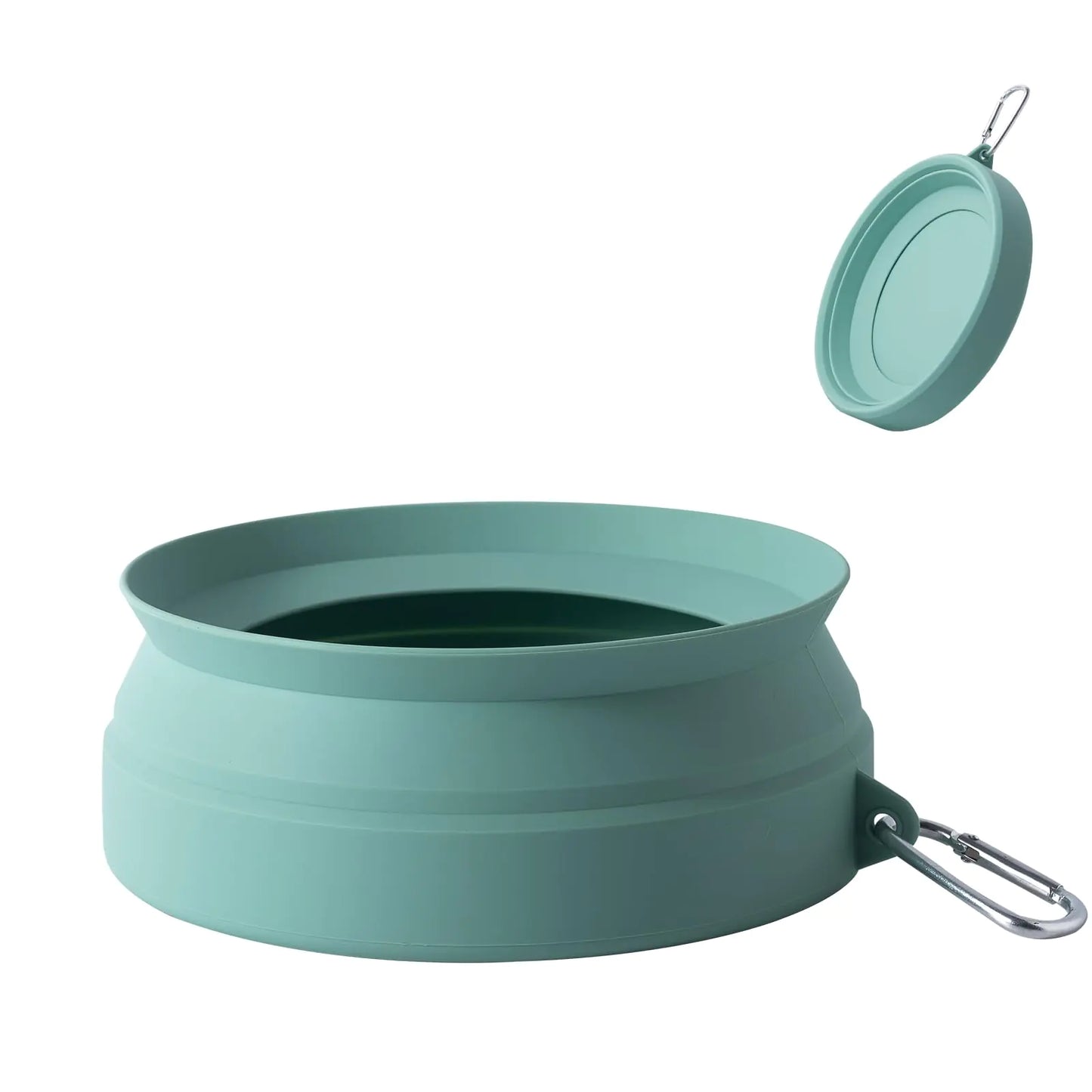 Collapsible Spill-Proof Dog Water Bowl for Cars, Travel, Camping, Hikes, and RV Use