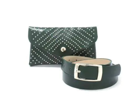 Elevate Your Style with the Stud Handbag & Belt