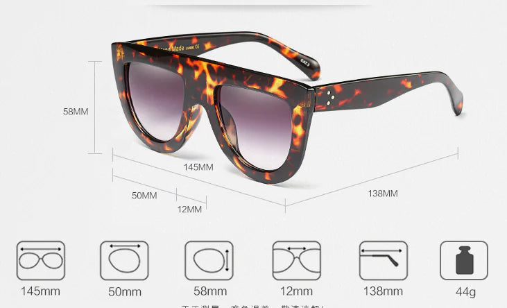 Bold oversized Sunglasses with Rivets – Bold UV400 Shades for Everyday Edge (8 Styles)