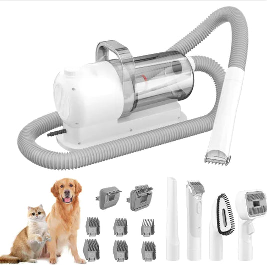 All-in-One Vacuum Cleaner Pet Hair Clipper Suit – Quiet 2.5L Pet Grooming Vacuum