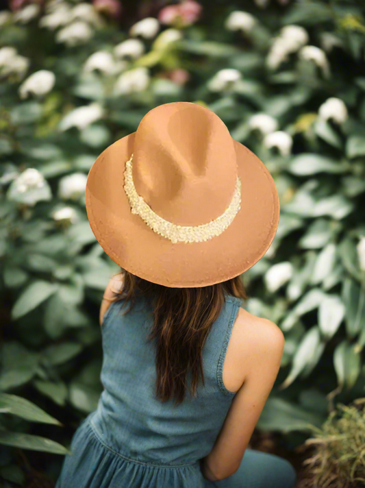 Wool Jazz Fedora Hat – Classic Elegance with a Punk Ribbon