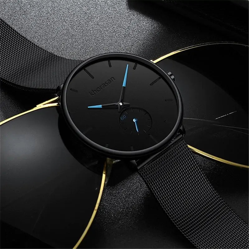Leather Band or Stainless Mesh Watch: Sleek Sophistication for the Modern Man