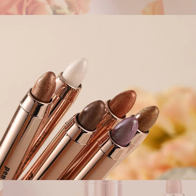 Double-ended Eyeshadow Pen – Waterproof, Shimmer Finish, Long-Lasting Color (6 Shades Available)
