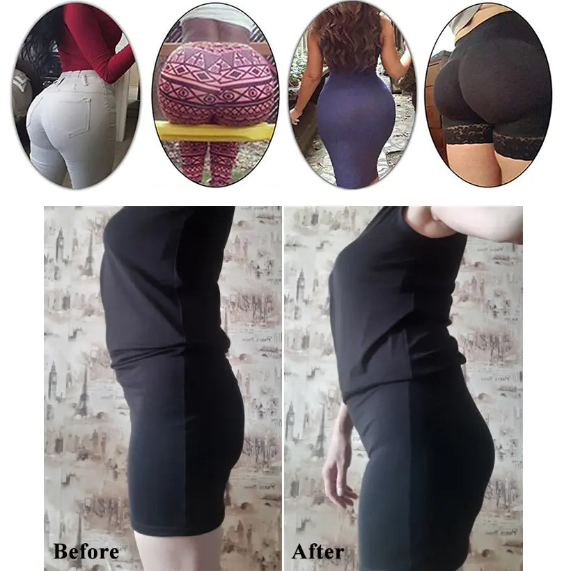 Sassy Butt Lifting Ladies Fake Butt Panties – Hourglass Silhouette Enhancer (M–4XL, Multiple Colors)
