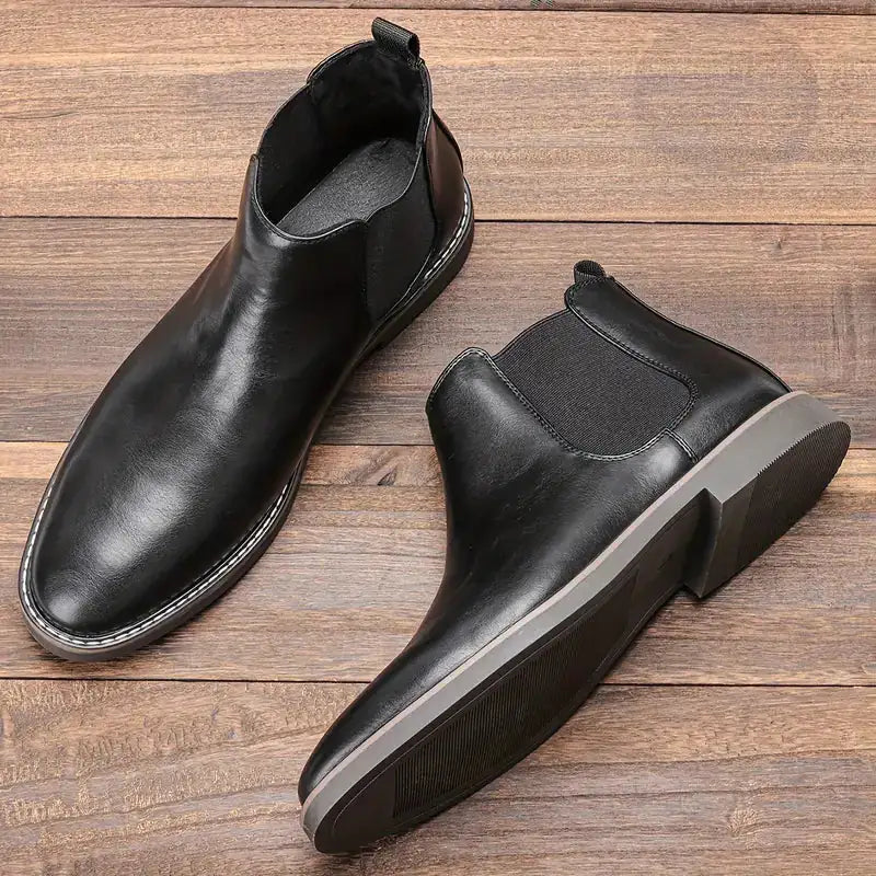 Modern Gent Men's Leather Chelsea Boot