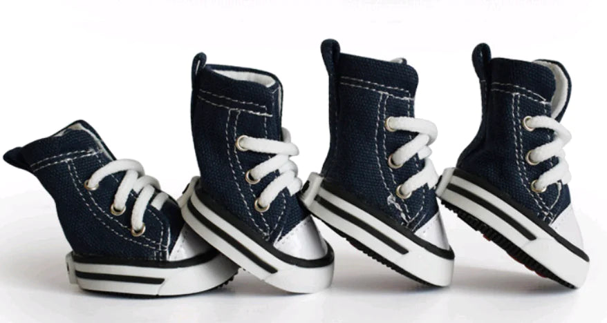 Pet Denim Canvas Shoes – Waterproof, Non-Slip & Stylish Protection for Paws