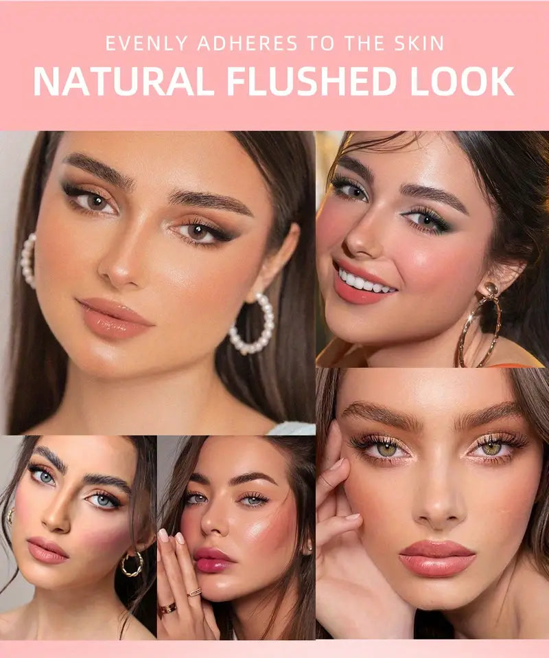 Hydrating Liquid Blush – Silky, Long-Lasting Color for Radiant Cheeks (5 Shades, 0.88 fl oz)