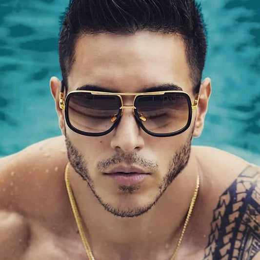 Step Up Your Style Game with Classic Oversized Men’s Sunglasses