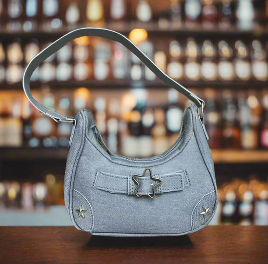 Vintage Star Denim Bag – Retro Charm Meets Everyday Functionality