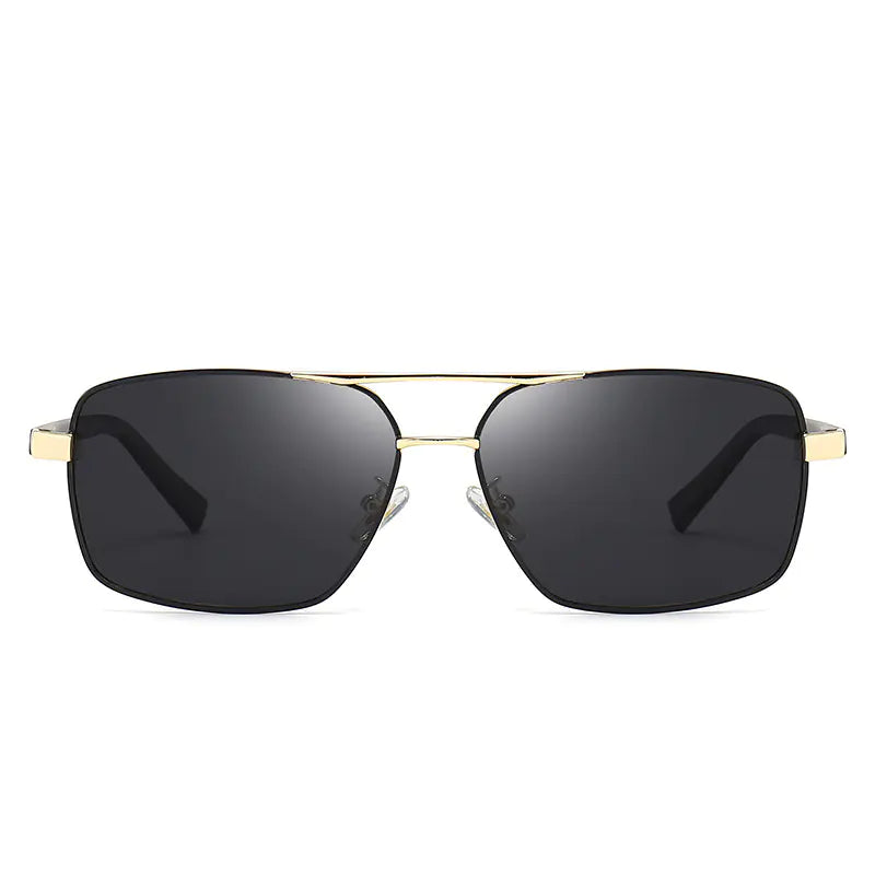 HD Polarized Driving Sunglasses – Full-Frame Metal+TR Build with UV400 Protection (150mm Width)