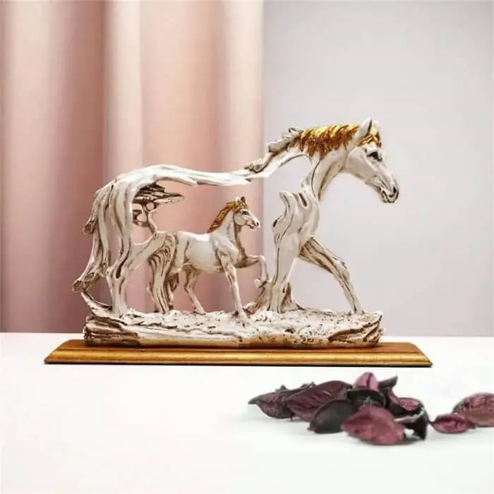 Transform Your Space with Elegance – Wild Duality Horse Sculpture
