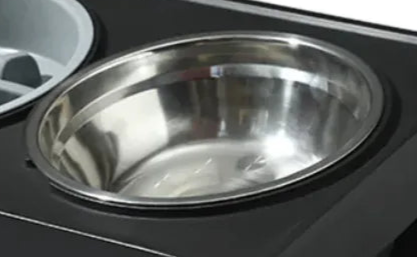 Elevated Dog Bowls with Height-Adjustable Stand