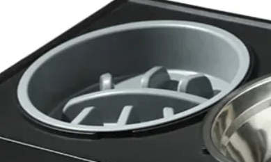 Elevated Dog Bowls with Height-Adjustable Stand