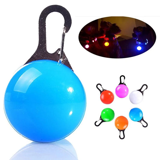 LED Pet Collar Pendant – Lightweight, Glowing Safety Light for Nighttime Visibility