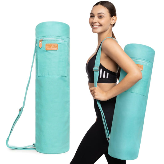 Turquoise Yoga Mat Bag – Large, Stylish & Versatile Yoga Mat Carrier