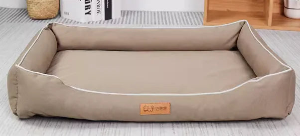All-Season Waterproof Anti-Bite Dog Bed – Oxford Cloth Pet Mat with Non-Slip Base
