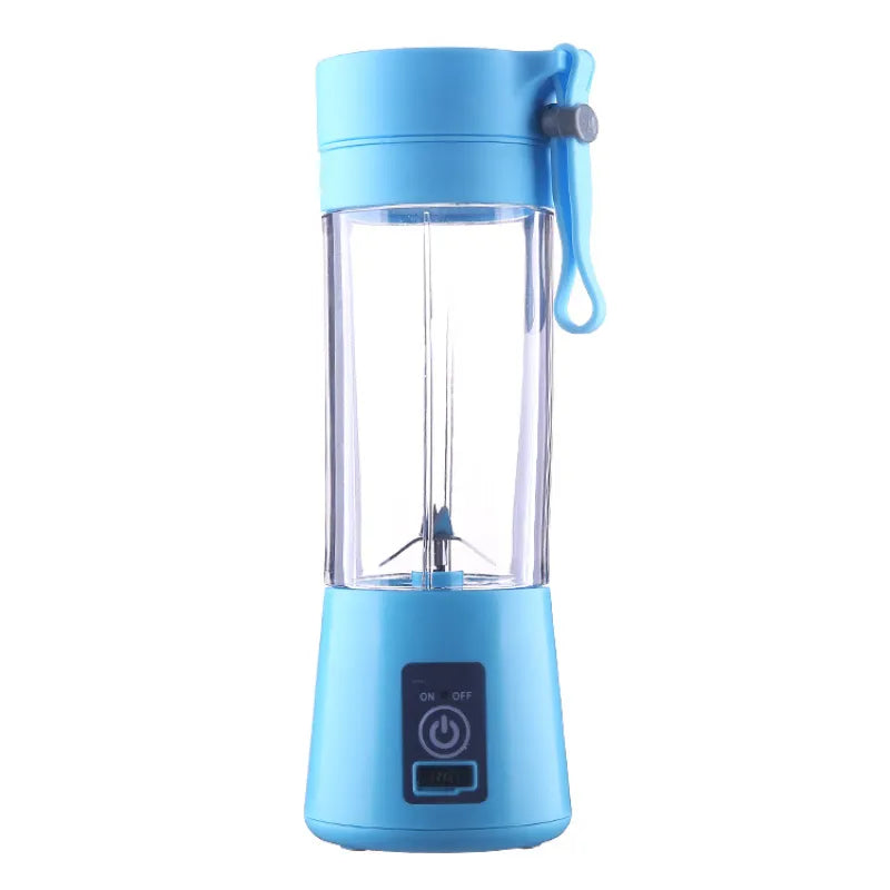 4-Leaf Cutter Head Glass Bottle Fruit Mixer – Blend, Chop & Mix with Ease