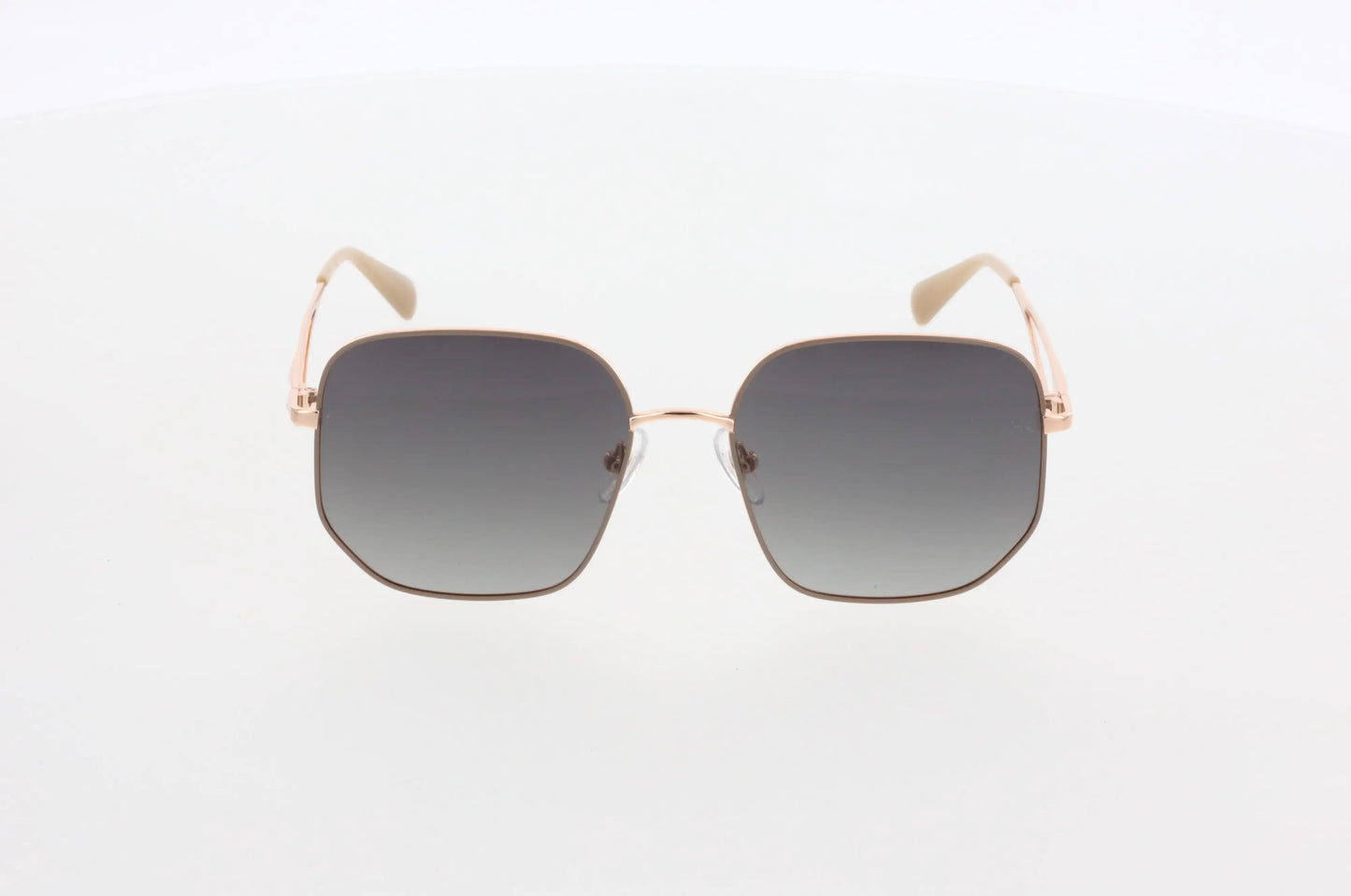 HAWK Women’s Geometric Sunglasses – Bronze Metal Frame with Green Polarized Degrade Lenses (Model HW2190) - ONLY 10 LEFT!