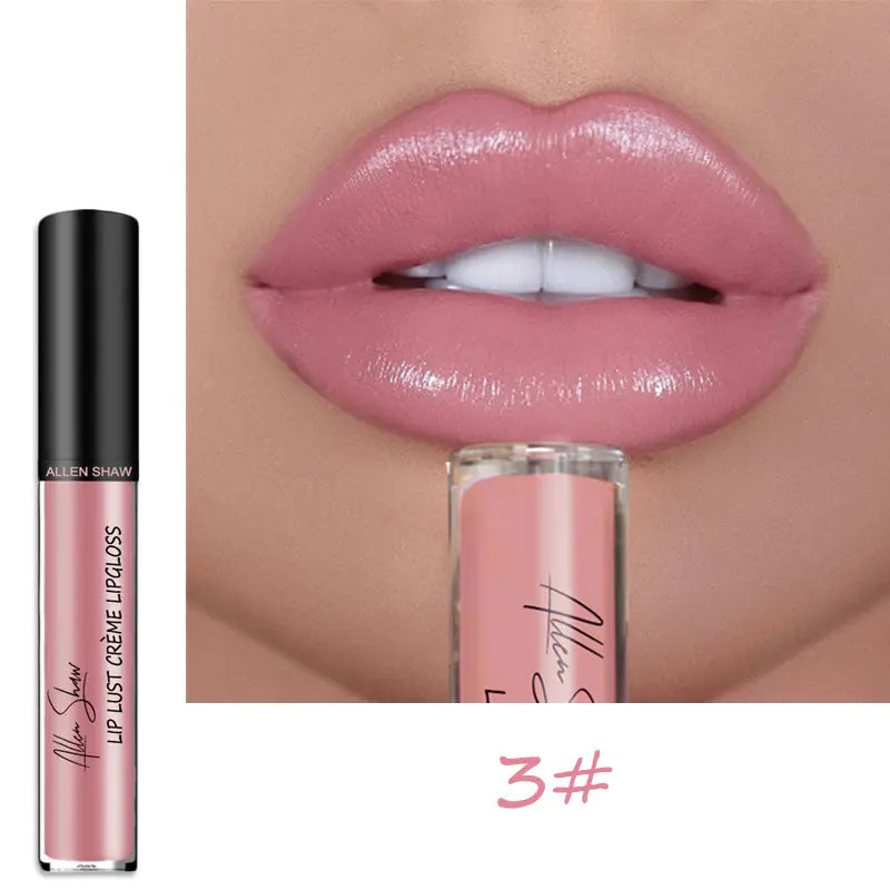Allen Shaw Cream Lip Glaze – Intense Matte Velvet Color