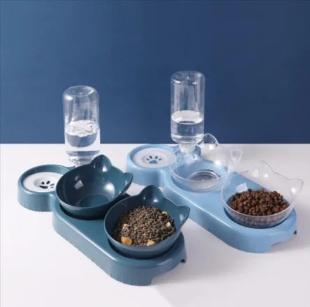 Anti-Tip Cat Bowl Feeder – Mess-Free Mealtime with a Stable, Stylish Design